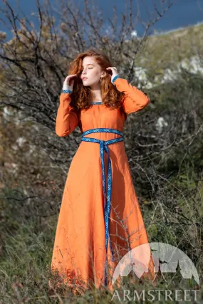 Tunika-Kleid aus Leinen für Halloween